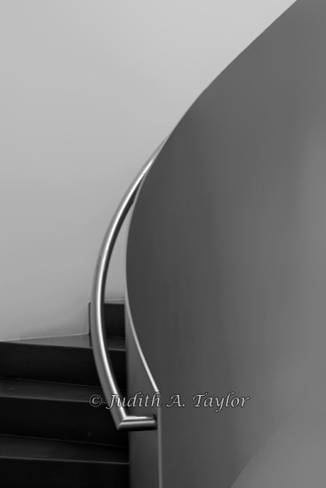 Fragment of a spiral staircase.