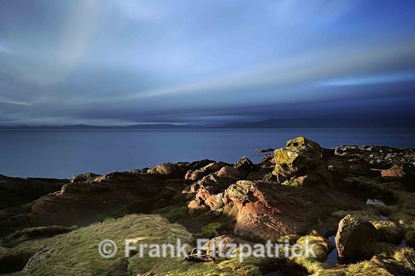 Dusk in December. Meigle Bay, Skelmorlie, North Ayrshire, Scotland. - Scottish scenics