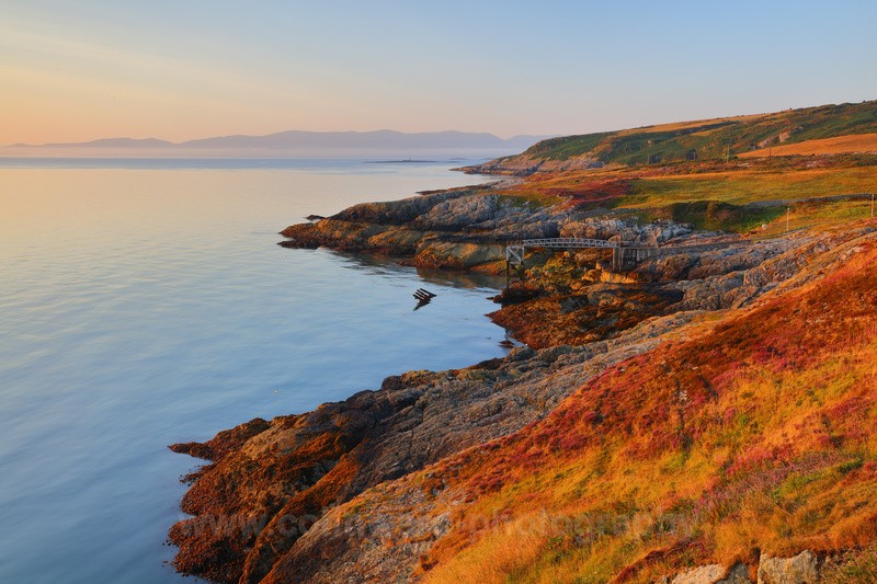 Point Lynas looking towards Snowdonia. - North Wales