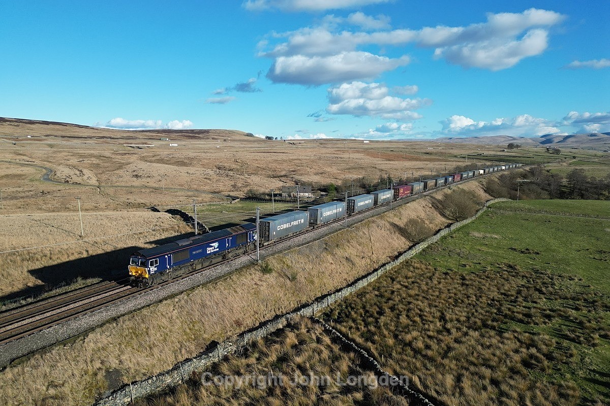 JL - 7.3.23 66425 4S44 Daventry - Mossend, Shap Wells - West Coast Main Line (north to south)