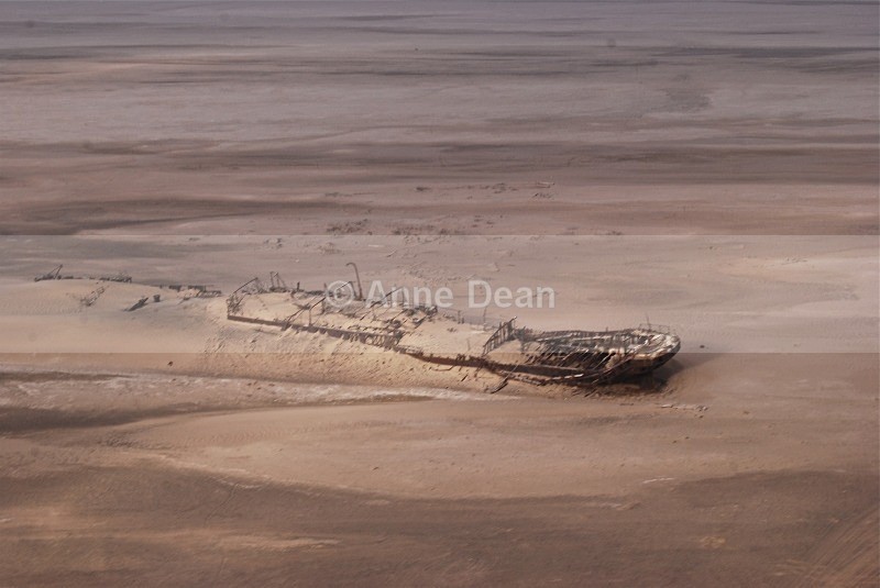 Shipwreck in the desert - Namibia