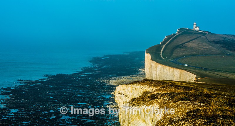 Beachy Head Evening Light 1827 - Seascapes