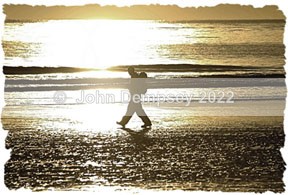 Walking In Sunshine - Montrose Beach