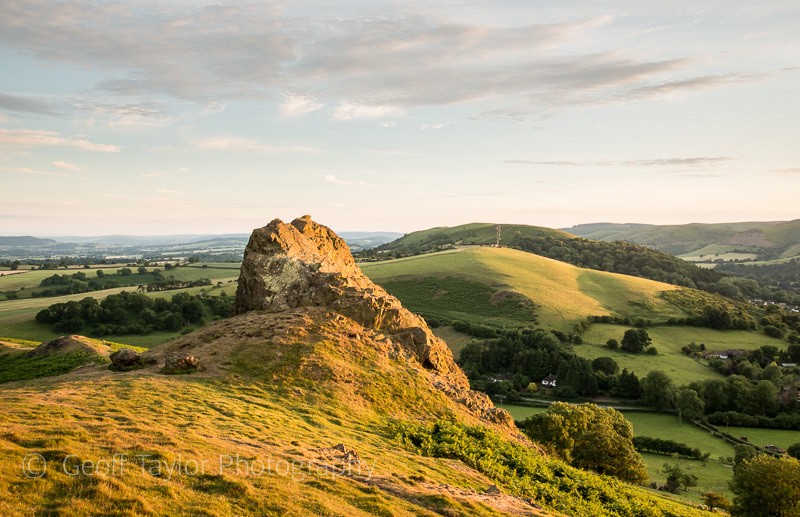 Gaer Stone and Hazler Hill - Stretton Hills