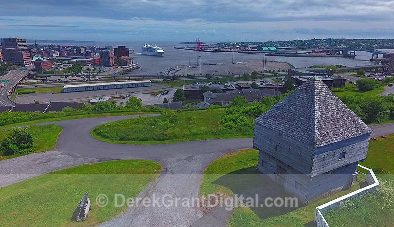 Fort Howe Saint John Aerial View New Brunswick Canada