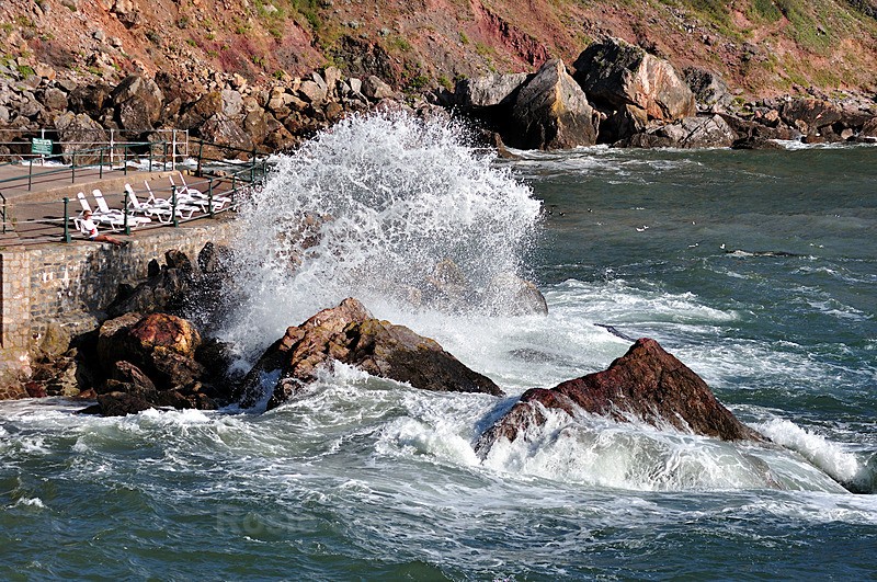 Rough seas at Ansteys Cove - Anstey's Cove and Redgate