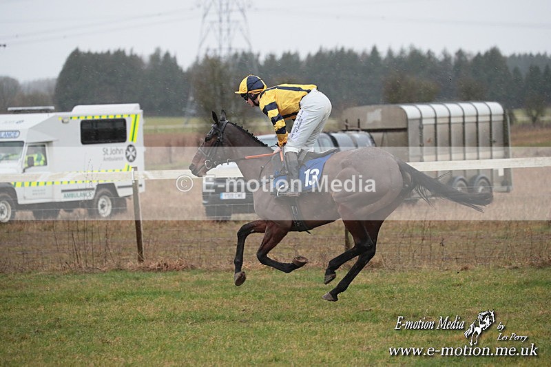 PtP 260125 217 - Cocklebarrow Point-to-Point racing with the Heythrop Hunt 26/01/25