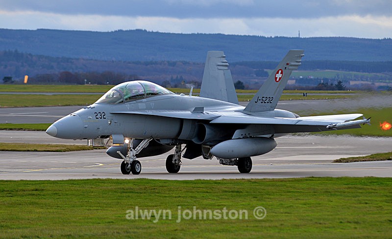 F-18 D - RAF LOSSIEMOUTH VISIT NOV 2017