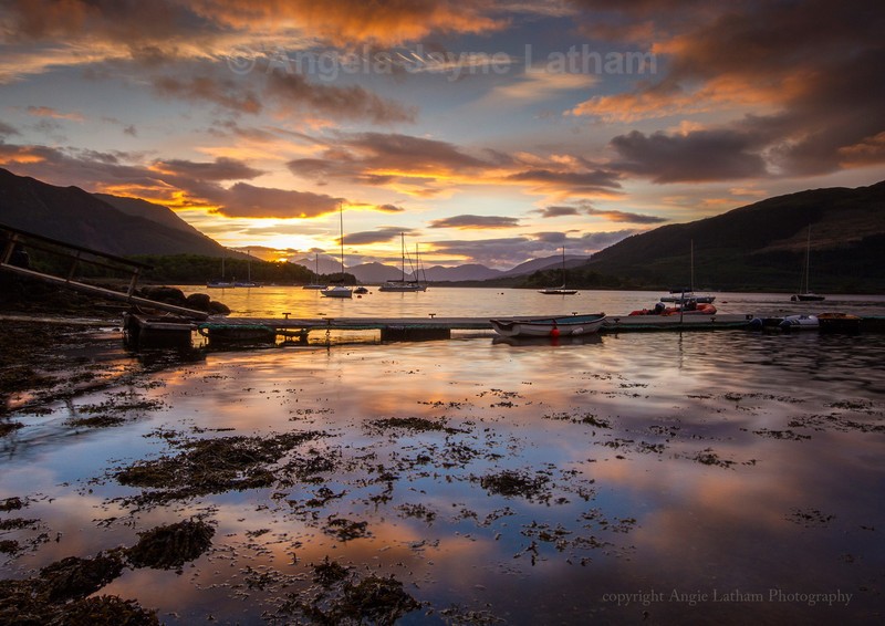West Coast Sunset - Highlands of Scotland