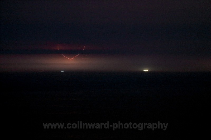 Distant Lightning. picture taken by Ryan Ward. - North Yorkshire and Cleveland