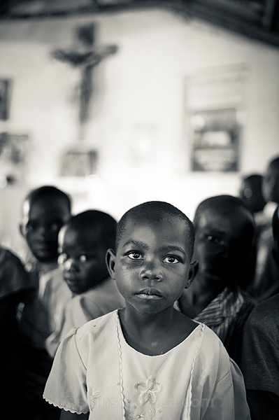 Children, Church, Sunday, Catholic, Gulu, Uganda