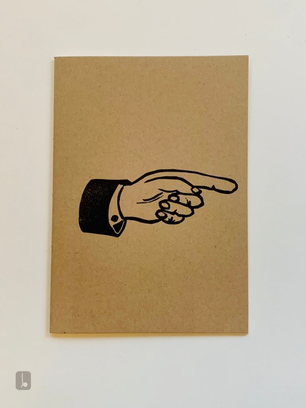 Pointing hand notebook - Notebooks