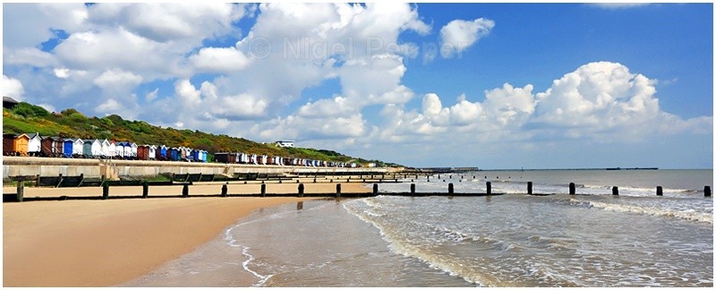 Beach scene at Frinton - Frinton-on-Sea