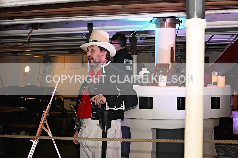 HMS PICKLE-50 - PICKLE NIGHT HMS WARRIOR 1860