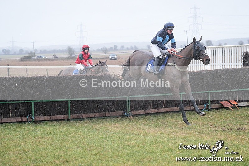 PtP 260125 305 - Cocklebarrow Point-to-Point racing with the Heythrop Hunt 26/01/25