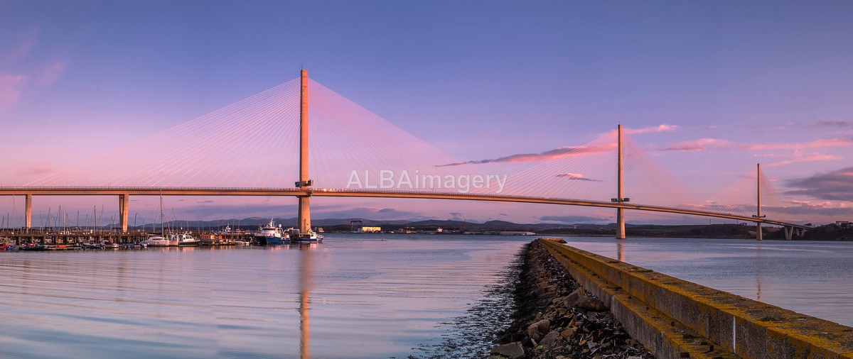 Queensferry Crossing at Dawn - My Scotland - The Architecture
