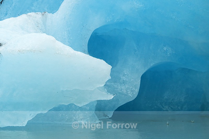 Blue iceberg at Jokulsarlon, Iceland - Iceland