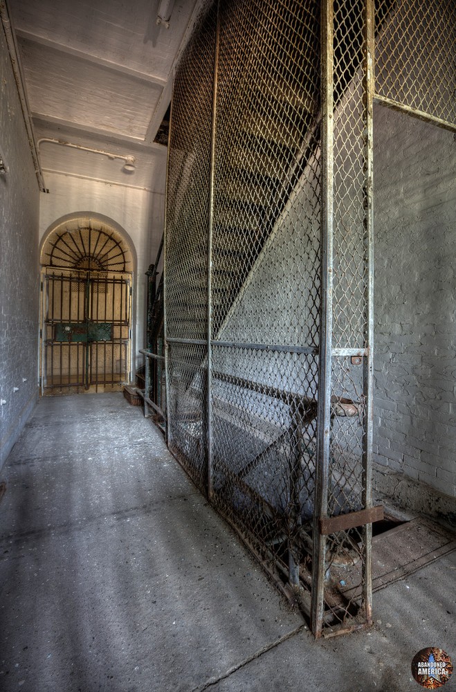 Stairwell, Holmesburg Prison, Philadelphia PA | Abandoned America by Matthew Christopher