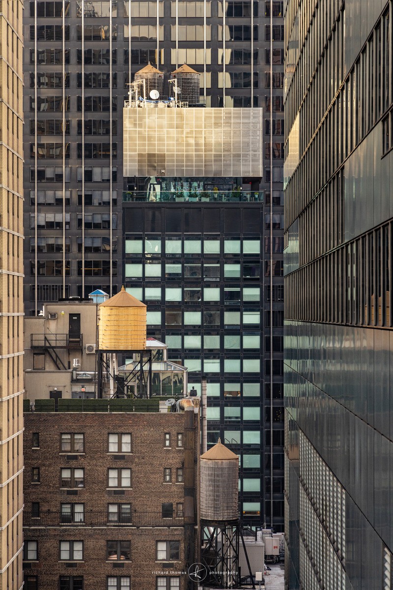 New York - Rooftop and water towers - 2 - New York
