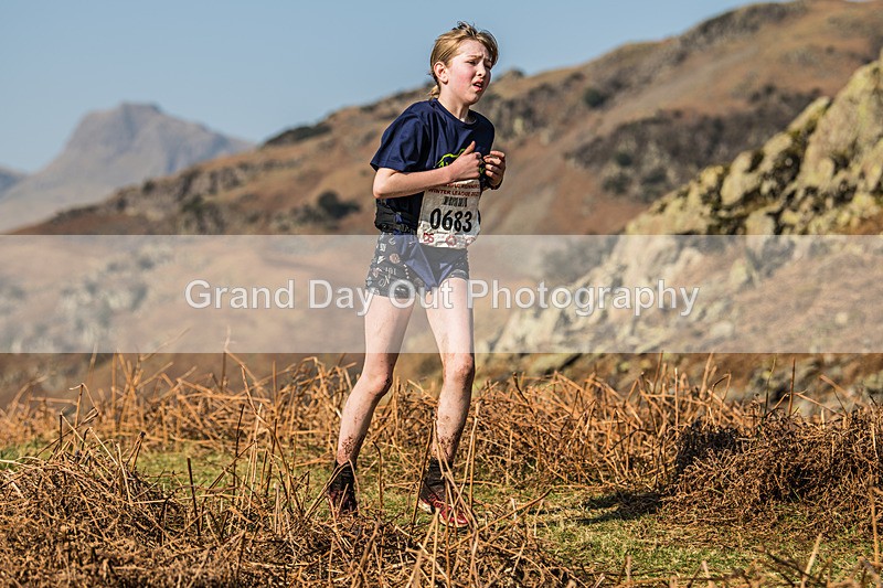 Elterwater-183 - Kendal Winter League Elterwater Under 13 Fell Race Sunday 9th March 2025
