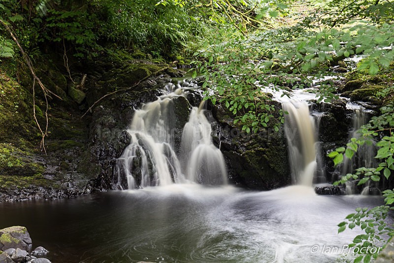 Mini Waterfall - Glenariff Forest Park, County Antrim. - County Antrim