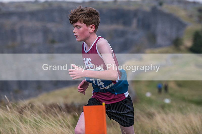 Year 7-74 - The English Schools Fell Running Championship Giggleswick Year 7 Sunday 6th October 2024
