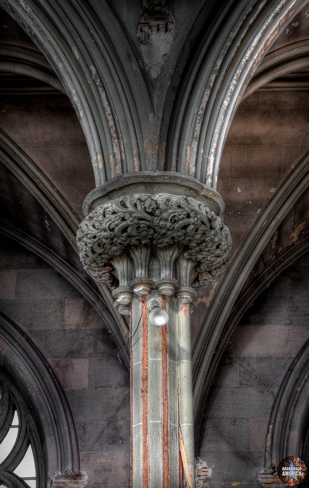 Assumption BVM Church (Philadelphia, PA) | Column Detail - Assumption of the Blessed Virgin Mary