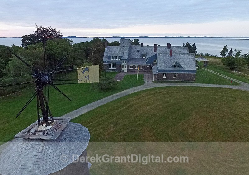 CovenHoven Ministers Island New Brunswick Canada Aerial Drone View - Ministers Island