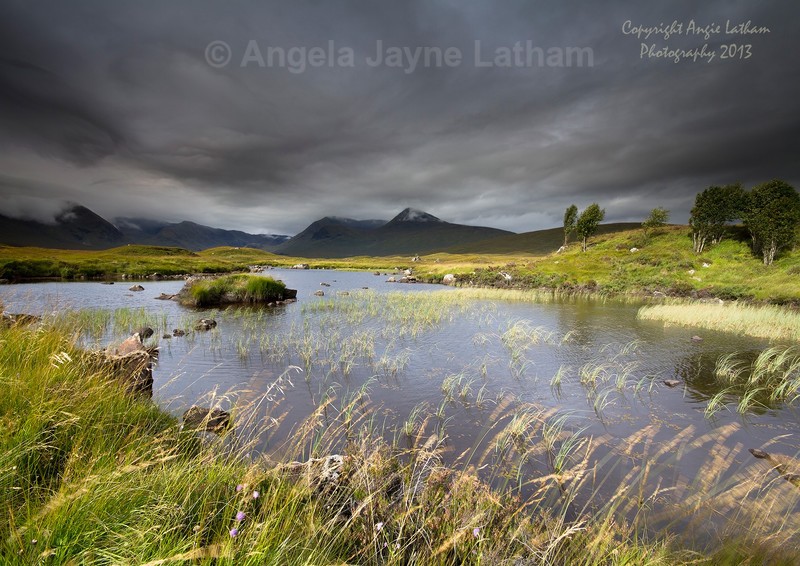 Storms across Black Mount - Highlands of Scotland