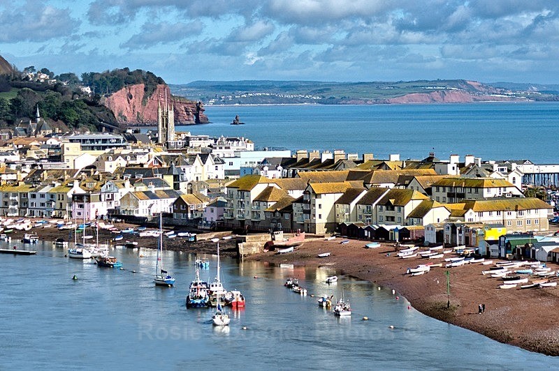 Looking down on Teignmouth form Shaldon - Teignmouth and Shaldon