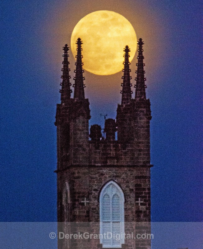 Stone Church, Full Moon - 1, Saint John, NB, Canada