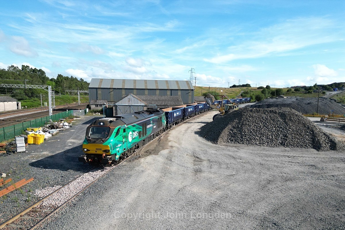 JL - 18.7.25 68006 6C16 Shap Quarry - Carlisle Kingmoor, Shap - Latest shots