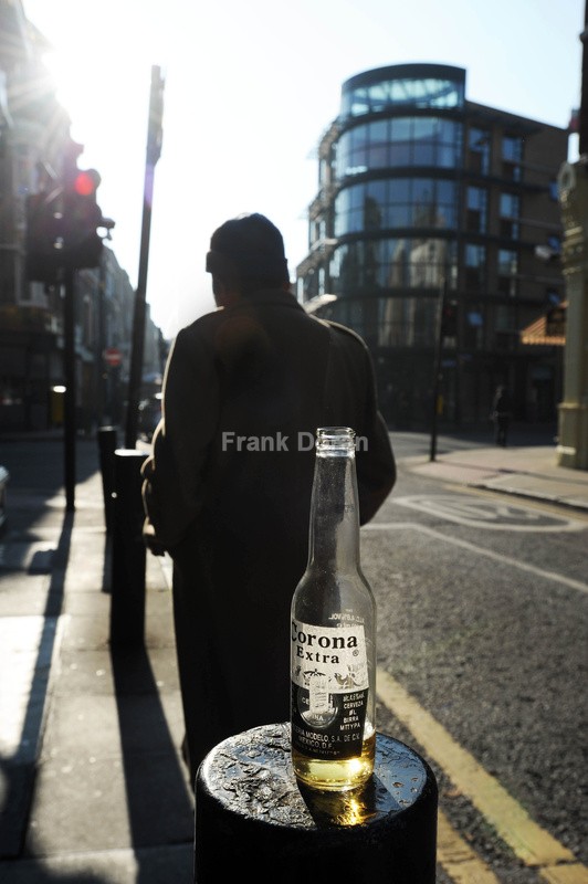 East End corona bottle man - Frank Doran