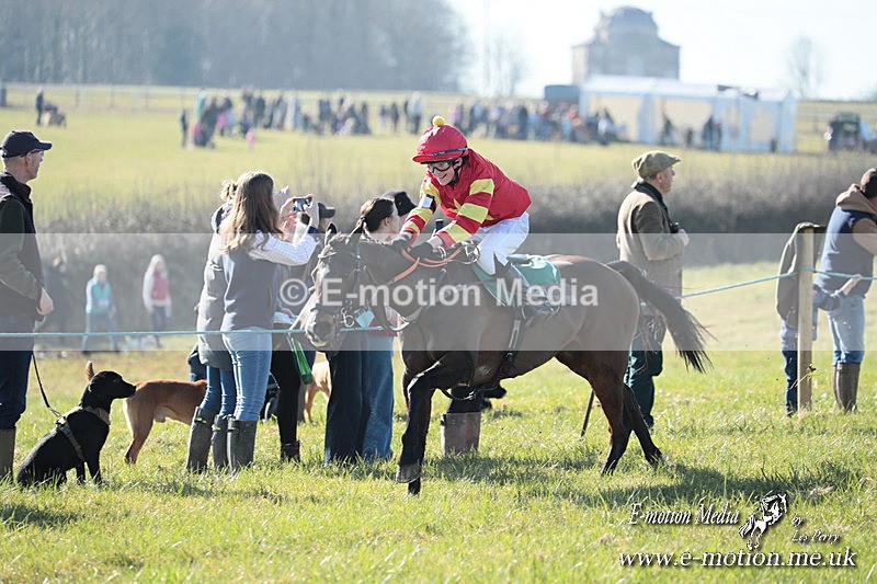 PR 010325 7 - Pony Racing from Beaufort Races Didmarton 01/03/25