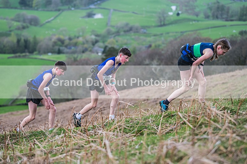 Arant Haw Juniors-39 - Kendal Winter League Arant Haw (Junior Races) Sunday 14th April 2024
