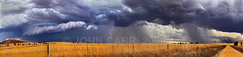 Burra Lightning Panorama-1 - A STORMY MONDAY & FRIDAY-NOVEMBER 2012