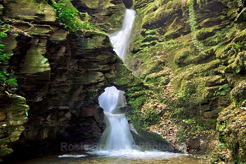 CW12  Magical waterfall at St Nectans Glen at Trevethy - Special offer cards £1.25 each (minimum order 8). No extra postage