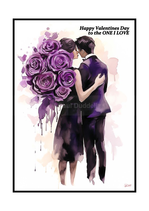 Timeless Romance, St Valentine's Day Paintings by Paul Duddell, Whispers & Strokes - Artist, Painter, and Photographer