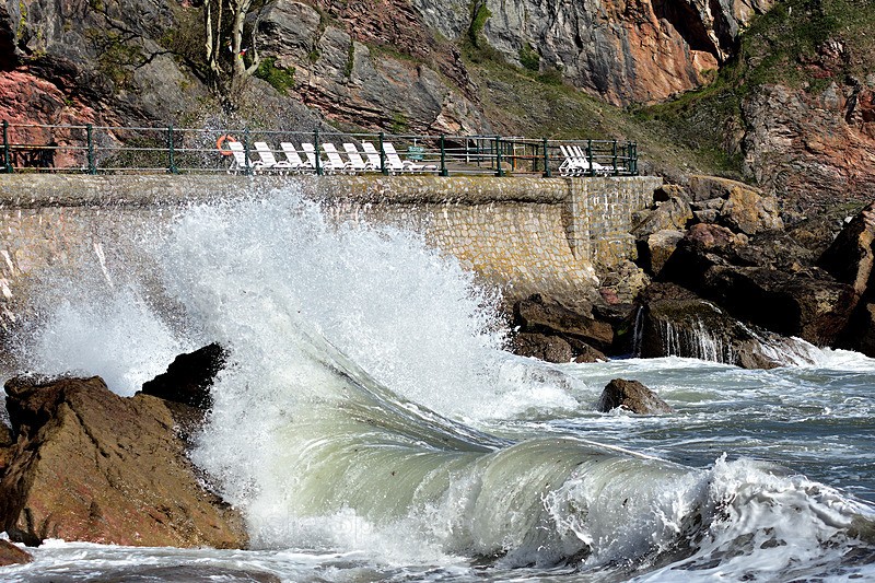 Rough seas Ansteys 3 - Anstey's Cove and Redgate