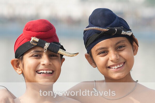 Boys smiling, Amritsar, India - Children