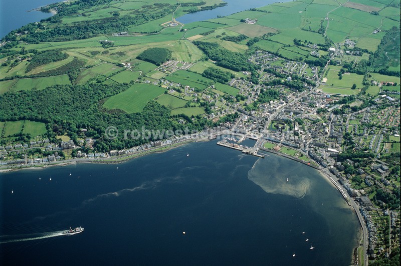 A00615D Town of Rothesay on the Island of Bute in 2005 - Settlements, infrastructure and attractions