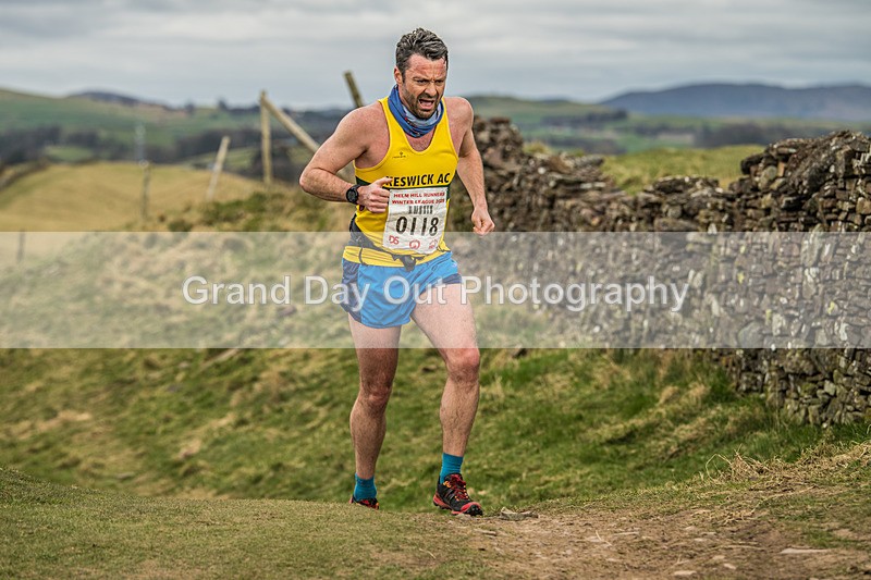 Helm Hill -728 - Kendal Winter League Helm Hill Fell Races (Under 13/15/17 & Seniors) Sunday 16th March 2025