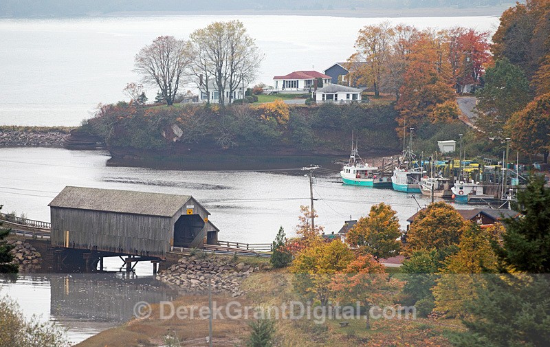 Irish River #1 Covered Bridge St. Martins New Brunswick Canada - Covered Bridges of New Brunswick