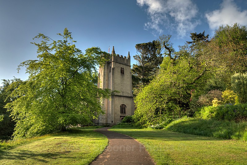TQ57 Cockington Church Torquay - Greetings Cards Cockington