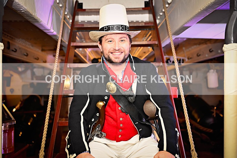HMS PICKLE-19 - PICKLE NIGHT HMS WARRIOR 1860