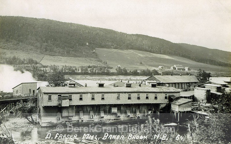 Donald Fraser SawMill Baker Brook Madawaska New Brunswick Canada