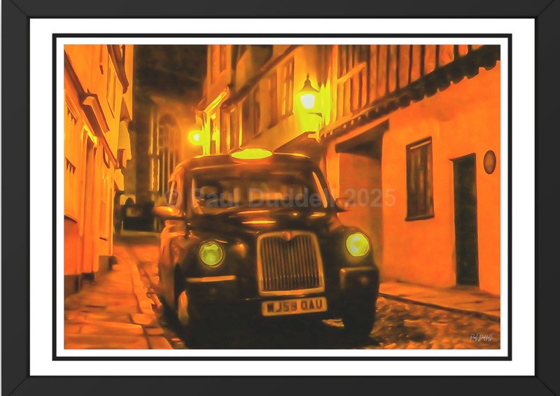 Moving Britain, Taxis & Buses by Paul Duddell, Whispers & Strokes - Artist, Painter, and Photographer