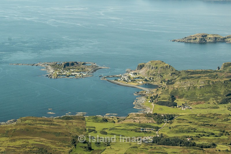 Easdale on Seil Island, Argyll - Aerial views of Argyll.