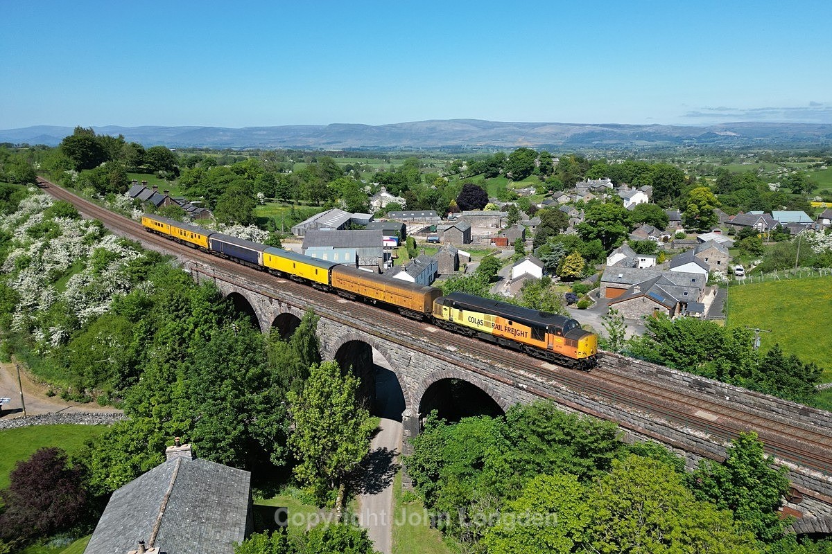 JL - 31.5.23 37116 3Z15 Carlisle - Derby RTC, Crosby Garret - Crosby Garret