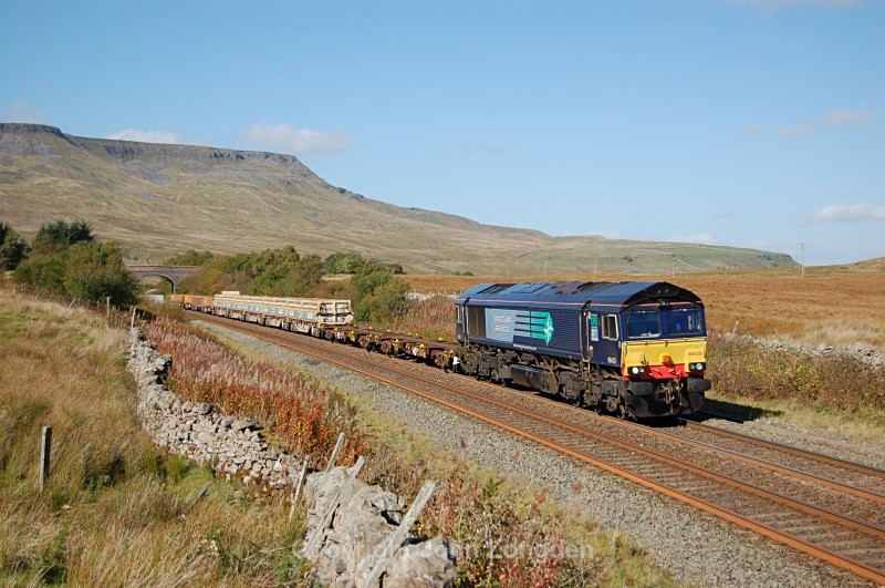 26.9.14 - 66429 6K05 Carlisle - Crewe, Ais Gill summit - Ais Gill - Summit